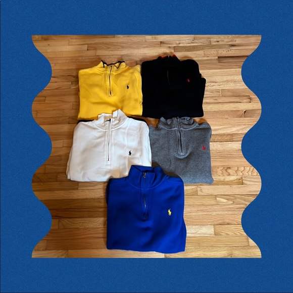 5 Polo Ralph Lauren Sweater Bundle